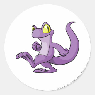Sticker Rond Techo Purple