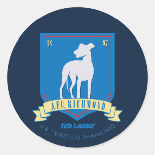 Sticker Rond Ted Lasso   Logo de l'équipe AFC Richmond