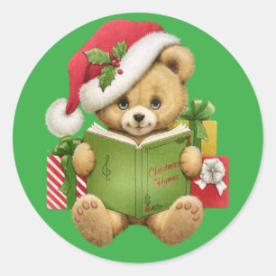 Sticker Rond Teddy Bear