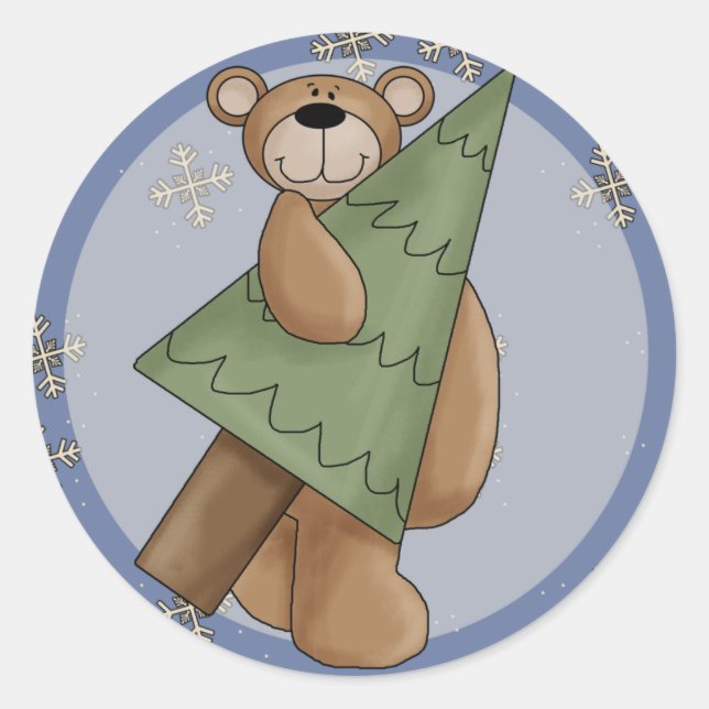 Sticker Rond Teddy Bear (Devant)