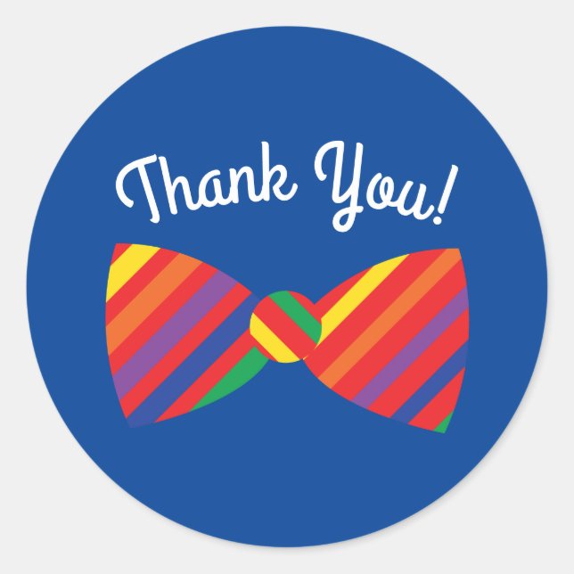 Sticker Rond Teddy Bear Rainbow Cute 1ère fête anniversaire (Devant)