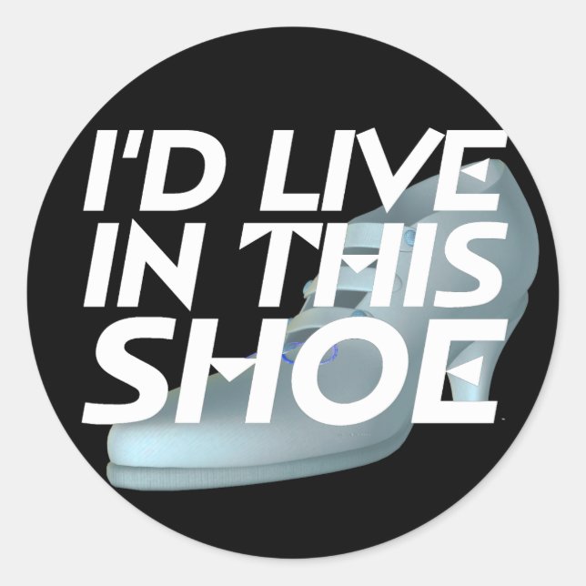 Sticker Rond TEE Live for Shoes (Devant)