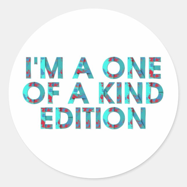 Sticker Rond TEE One of a Kind Edition (Devant)