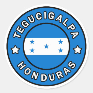 Sticker Rond Tegucigalpa Honduras