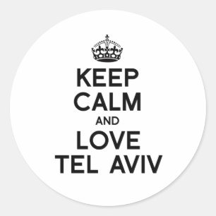 Sticker Rond TEL AVIV CONSERVEZ CALME -.png