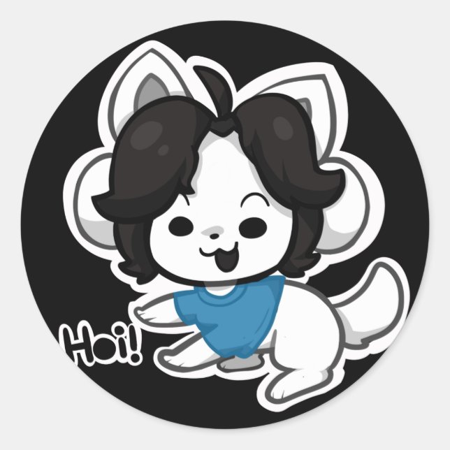 Sticker Rond temmy (Devant)