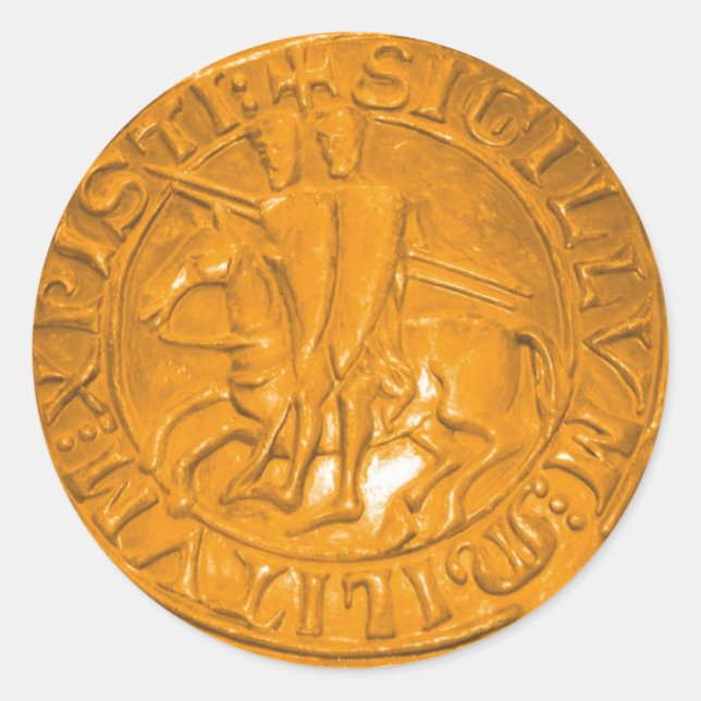 Sticker Rond Templier des Chevaliers (Devant)