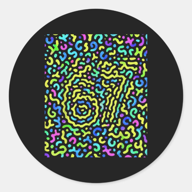 Sticker Rond Tendance Gen Z Alpha Six Sept 6 7 _6  (Devant)