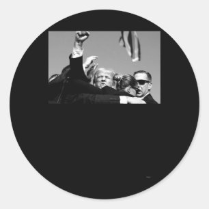 Sticker Rond Tenez-Le À L'Épreuve Trump 2024