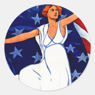 Sticker Rond Tenez-vous au courant de notre honneur