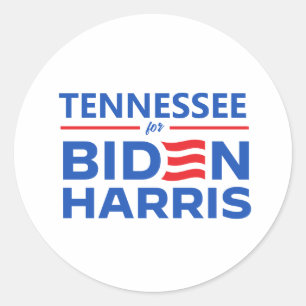 Sticker Rond Tennessee pour Biden Harris