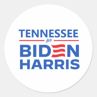 Sticker Rond Tennessee pour Biden Harris