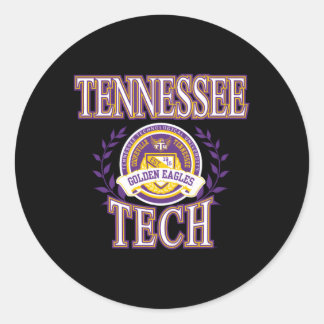 Sticker Rond Tennessee Tech Golden Eagles Laurels