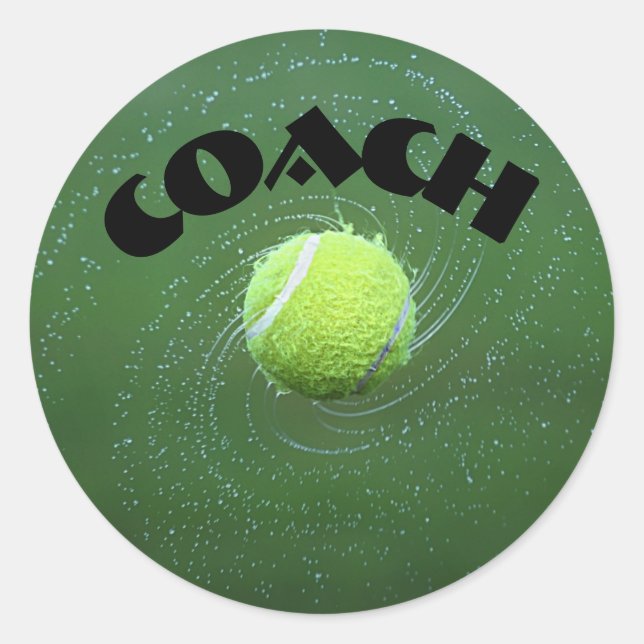 Sticker Rond Tennis  (Devant)