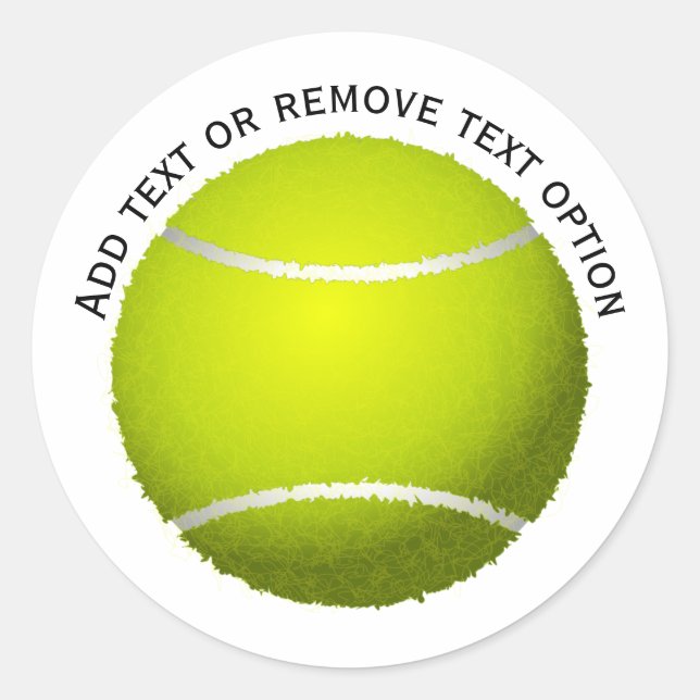 Sticker Rond Tennis Ball (Devant)