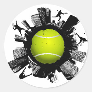 Sticker Rond Tennis City