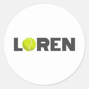 Sticker Rond Tennis de Loren