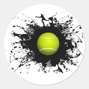 Sticker Rond Tennis Urban Style