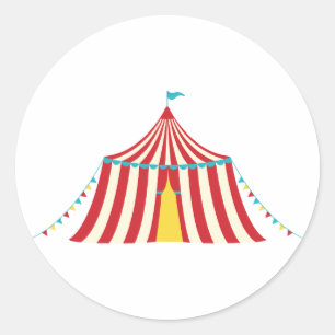Sticker Rond Tente cirque