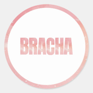 Sticker Rond Tenue tie-dye pour anniversaire de bat-mitzvah 