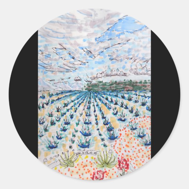 Sticker Rond Tequila (Devant)