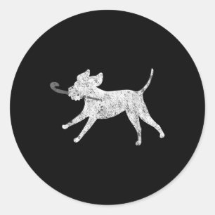 Sticker Rond Terrain de hockey sur gazon pour hommes et femmes