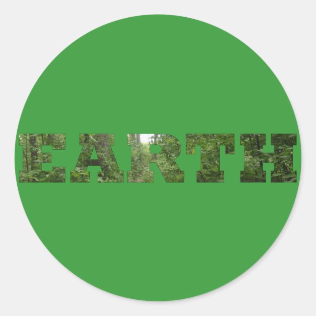 Sticker Rond Terre (Devant)