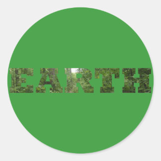 Sticker Rond Terre