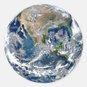 Sticker Rond Terre