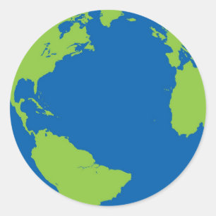 Sticker Rond Terre