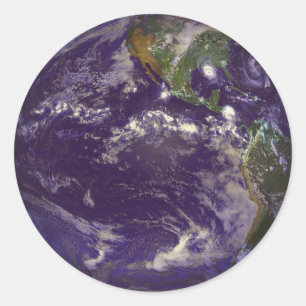 Sticker Rond Terre