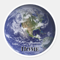 Terre de l'espace, marbre bleu par la NASA