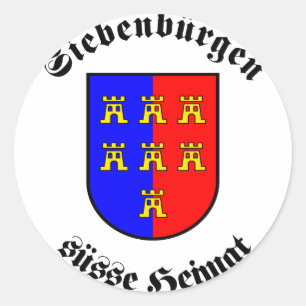 Sticker Rond Terre de Transylvanie