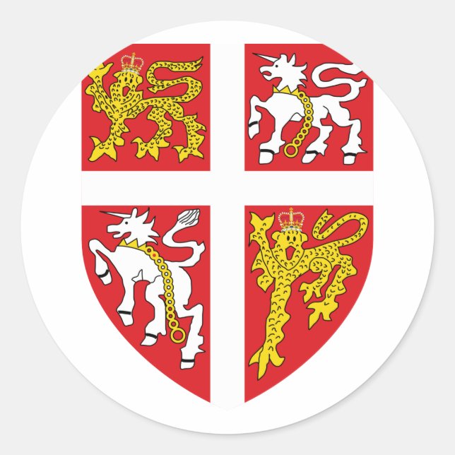 Sticker Rond Terre-Neuve-et-Labrador, Canada (Devant)