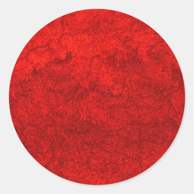 Sticker Rond Terre rouge (Devant)