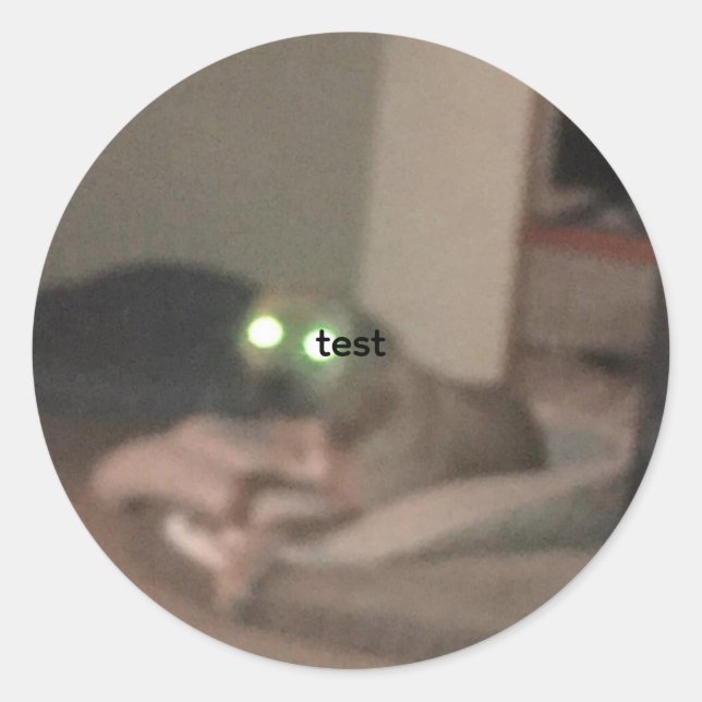 Sticker Rond test (Devant)