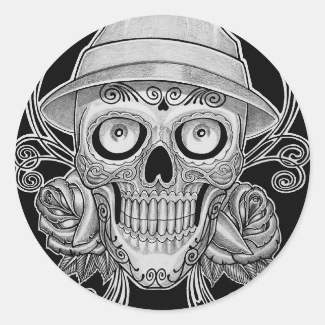 Sticker Rond tête (Devant)