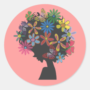 Sticker Rond TÊTE de BOMBARDIER colorée de ×
