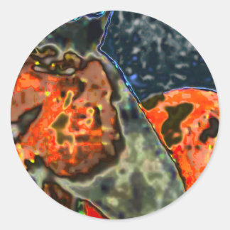 Sticker Rond tête de cheval