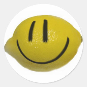 Sticker Rond tête de citron