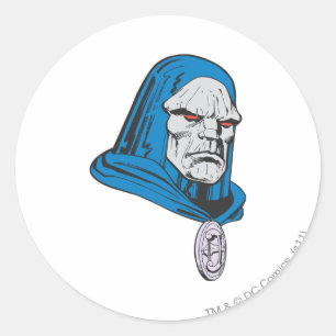 Sticker Rond Tête de Darkseid