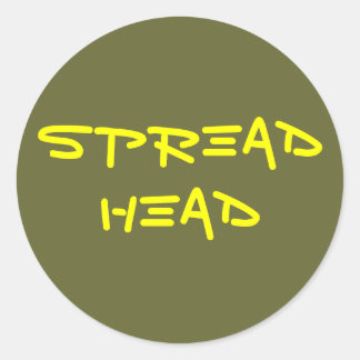 Sticker Rond Tête de propagation