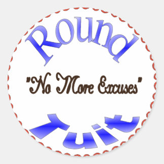 Sticker Rond Tête ronde