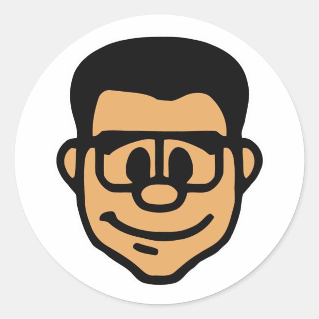 Sticker Rond TêteLockergnome (Devant)