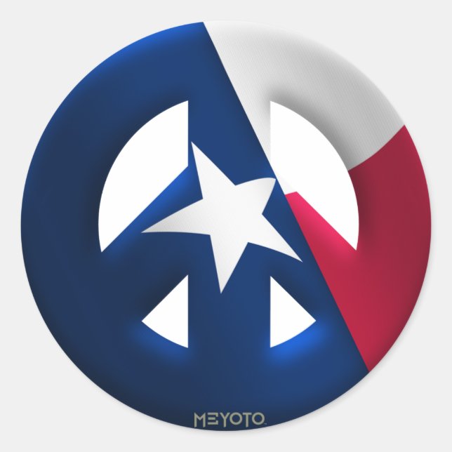 Sticker Rond Texas (Devant)