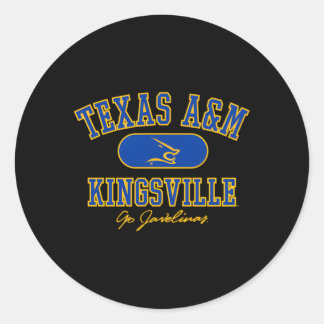 Sticker Rond Texas Am Kingsville Javelinas Varsity