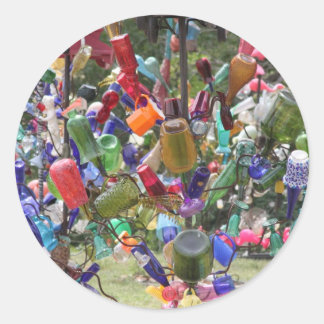 Sticker Rond Texas Bottle Tree