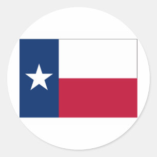 Sticker Rond Texas FLAG International
