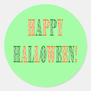 Sticker Rond Texte du festival d'Halloween