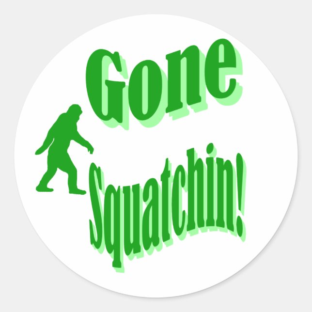 Sticker Rond Texte du slogan vert parti (Devant)